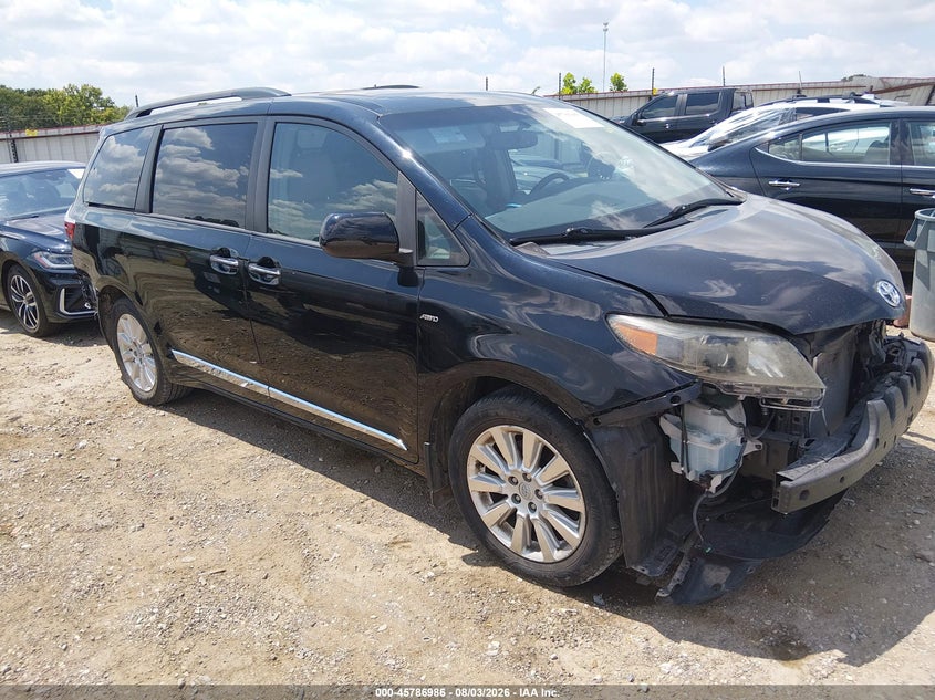Vin: 5tddk3dc0gs129106, lot: 46285810, toyota sienna xle 7 passenger 2016 img_1