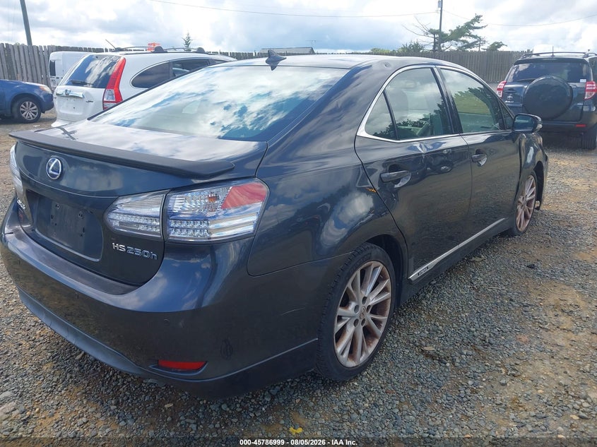 Vin: jthbb1ba3a2034002, lot: 46285823, lexus hs 250h premium 20104