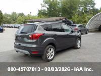 Vin: 1fmcu9hd9kua66132, lot: 46285837, ford escape sel 20194