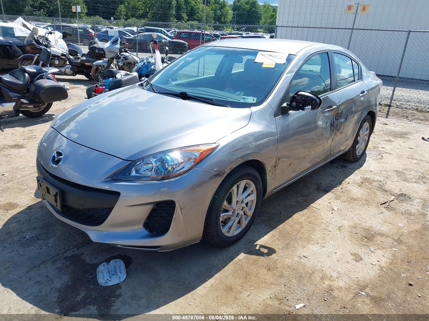 Vin: jm1bl1v8xc1530866, lot: 46285879, mazda mazda3 i touring 20122
