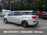 Vin: kndmb5c18k6567103, lot: 46285897, kia sedona lx 20193