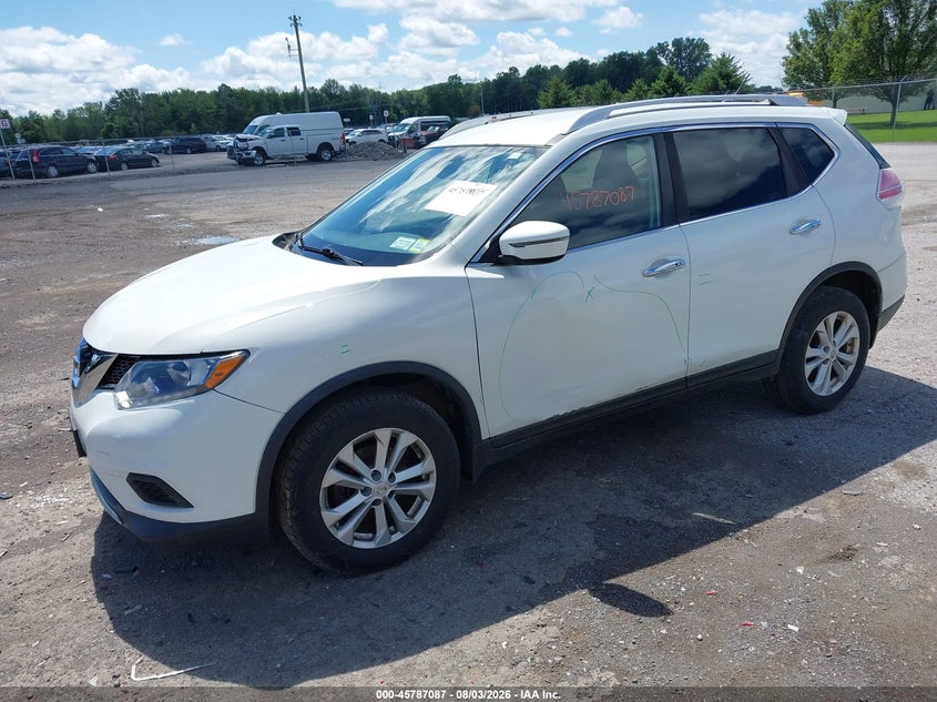 Vin: knmat2mv8gp625695, lot: 46285911, nissan rogue sv 20162