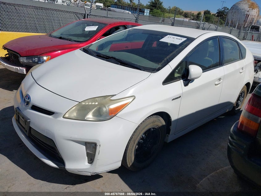 2012 TOYOTA PRIUS auction photo 2