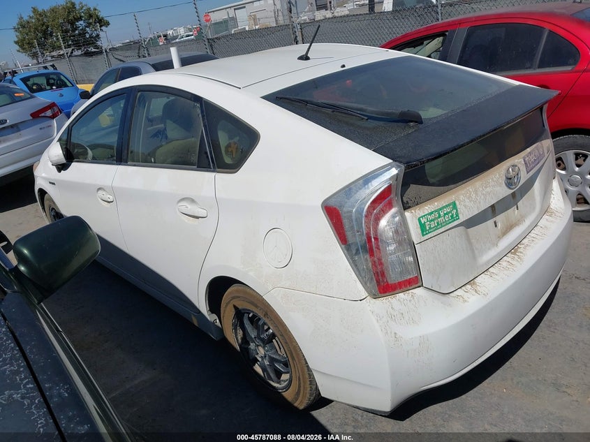 2012 TOYOTA PRIUS auction photo 3