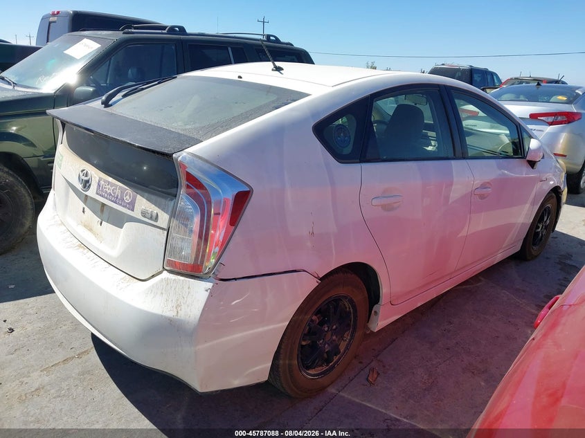 2012 TOYOTA PRIUS auction photo 4