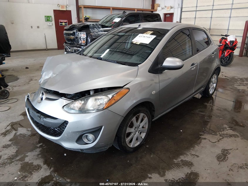 Vin: jm1de1hz5b0106684, lot: 46285931, mazda mazda2 touring 20112