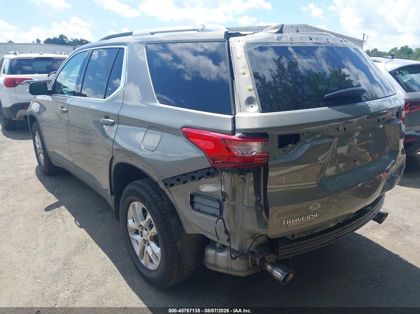 Vin: 1gnergkw3jj213288, lot: 46285958, chevrolet traverse lt cloth 20183