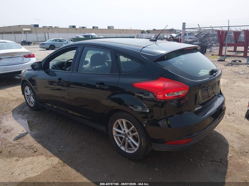 Vin: 1fadp3ke3gl211070, lot: 46286004, ford focus se 20163
