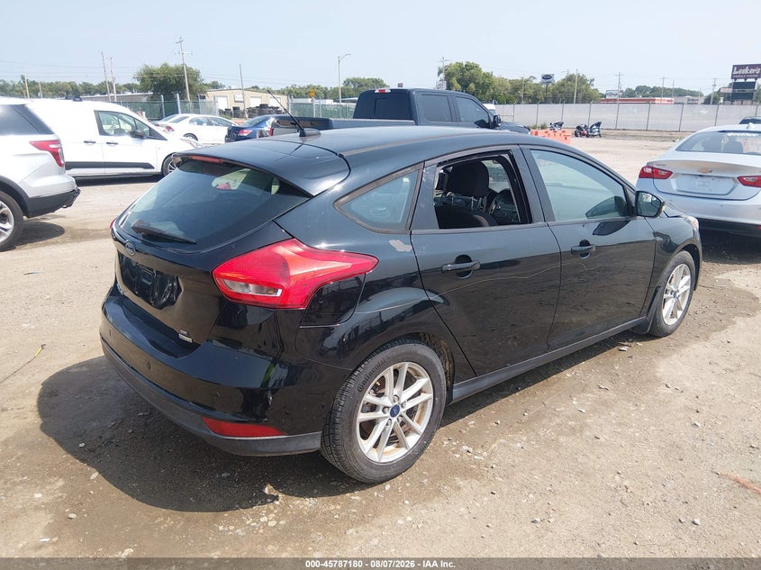 Vin: 1fadp3ke3gl211070, lot: 46286004, ford focus se 20164