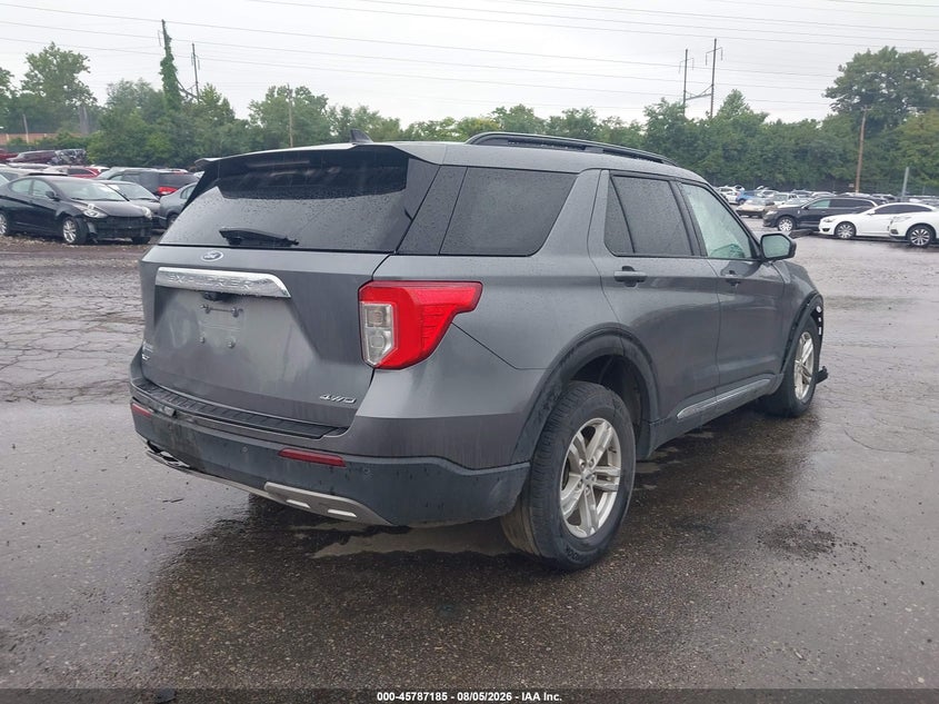 Vin: 1fmsk8dh5ngb08741, lot: 46286009, ford explorer xlt 20224