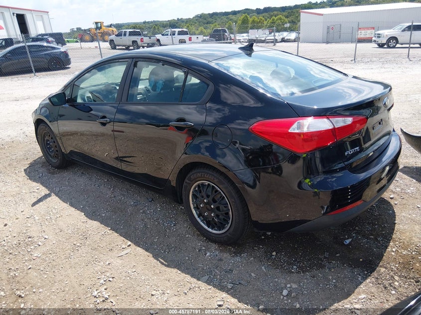 Vin: knafk4a69f5428723, lot: 46286015, kia forte lx 20153