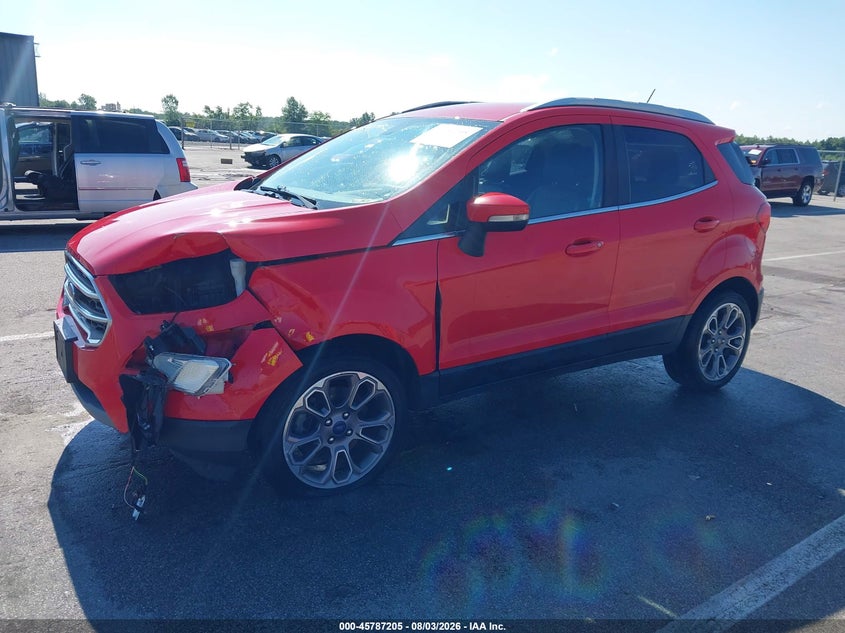 Vin: maj3s2ke9kc268158, lot: 46286029, ford ecosport titanium 20192