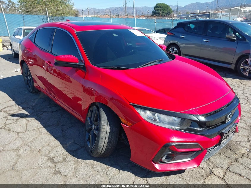 Vin: shhfk7h61lu402717, lot: 46286035, honda civic ex 2020 img_1