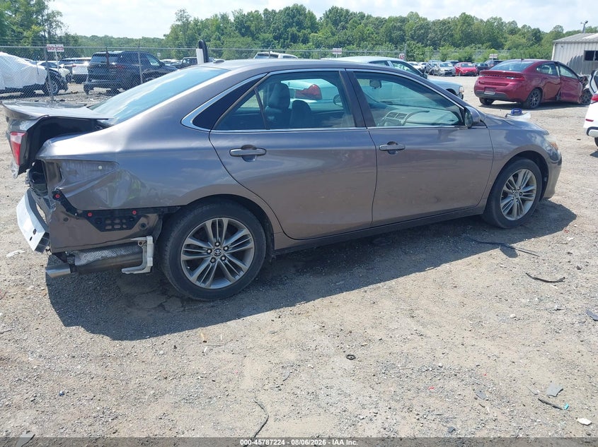 Vin: 4t1bf1fk1fu910565, lot: 46286048, toyota camry se 20154