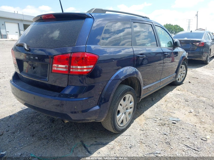 Vin: 3c4pdcab0lt280952, lot: 46286059, dodge journey se value 20204