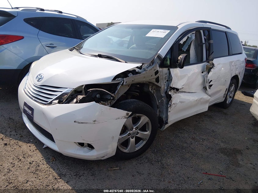 Vin: 5tdkk3dc4fs572333, lot: 46286064, toyota sienna le 8 passenger 20152