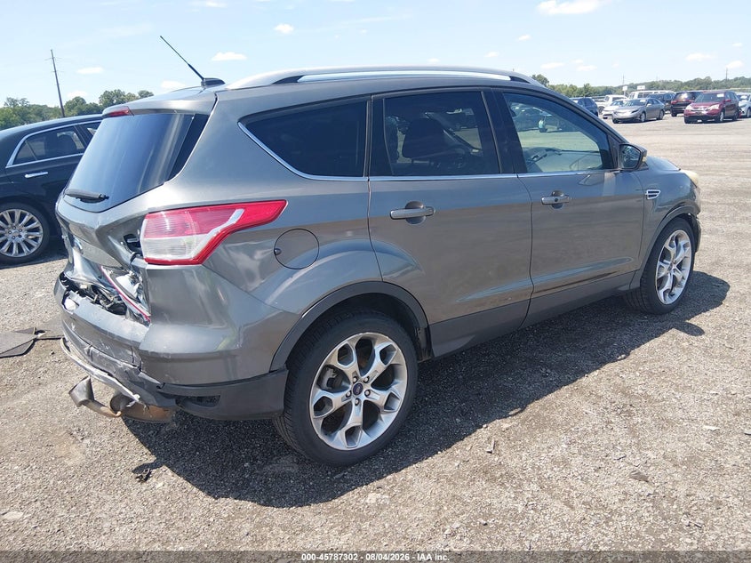 Vin: 1fmcu0jx8eud13760, lot: 46286126, ford escape titanium 20144