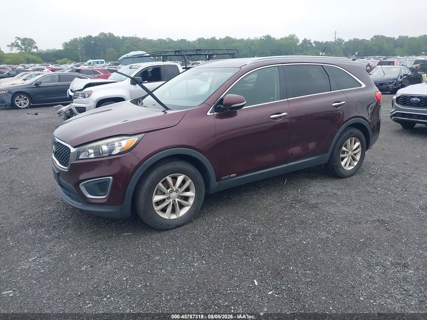 Vin: 5xypgda51gg173901, lot: 46286142, kia sorento 3.3l lx 20162
