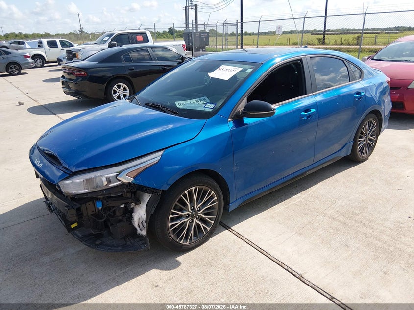 Vin: 3kpf54ad4pe528677, lot: 46286151, kia forte gt-line 20232