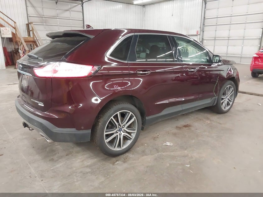 Vin: 2fmpk4k96kbb52602, lot: 46286158, ford edge titanium 20194