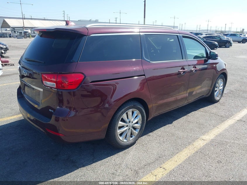 Vin: kndmc5c1xj6399282, lot: 46286160, kia sedona ex 20184
