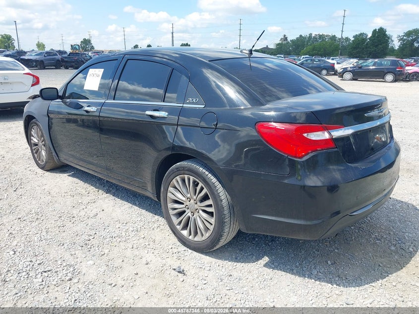 Vin: 1c3ccbcgxcn326246, lot: 46286170, chrysler 200 limited 20123