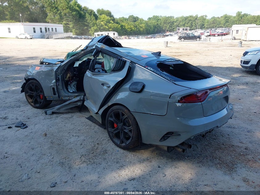Vin: knae35lc5m6097244, lot: 46286175, kia stinger gt 20213