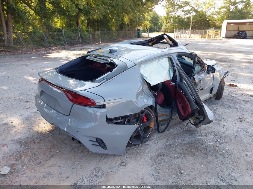 Vin: knae35lc5m6097244, lot: 46286175, kia stinger gt 20214