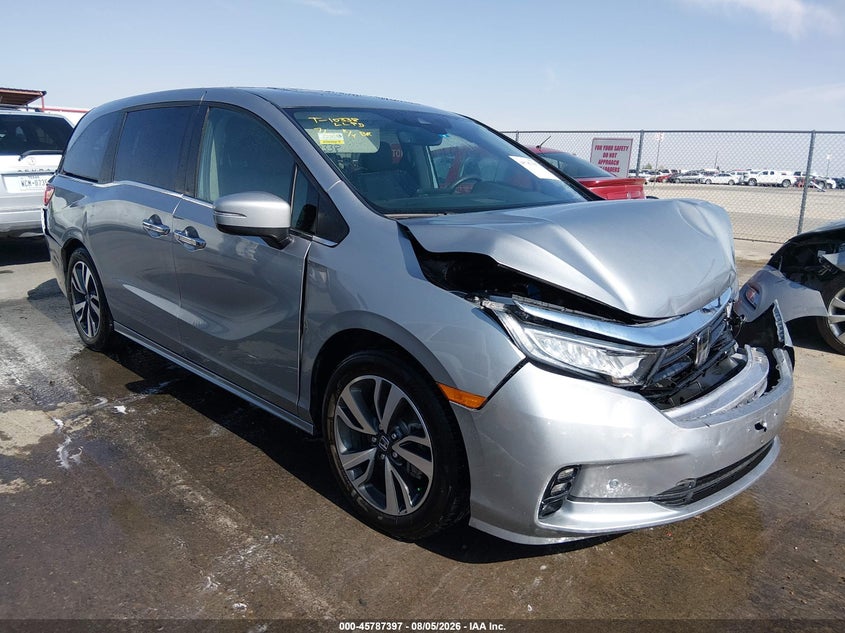 Vin: 5fnrl6h88rb052857, lot: 46286221, honda odyssey touring 2024 img_1