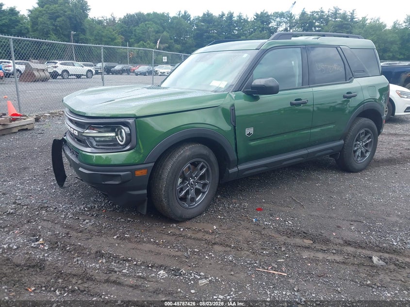 Vin: 3fmcr9b62rre73707, lot: 46286250, ford bronco sport big bend 20242