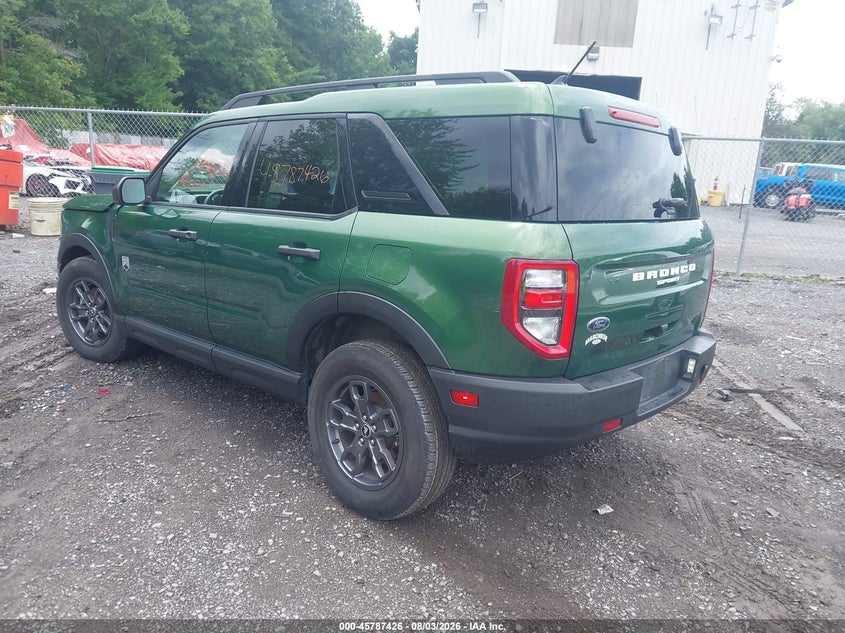 Vin: 3fmcr9b62rre73707, lot: 46286250, ford bronco sport big bend 20243