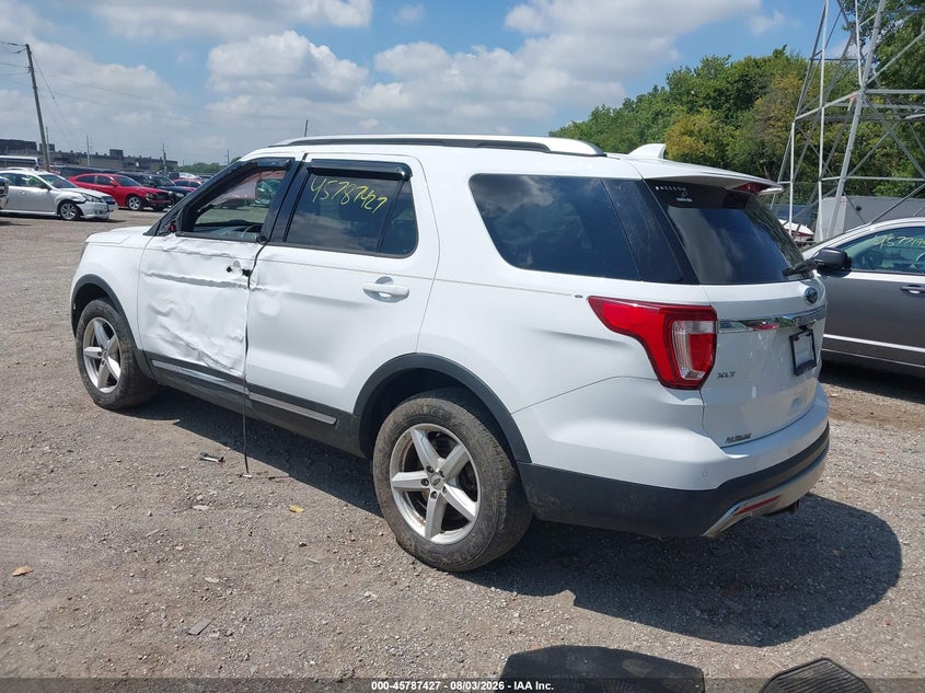 Vin: 1fm5k8d88ggb50871, lot: 46286251, ford explorer xlt 20163