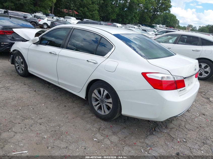 Vin: 1hgcr2f38ea095362, lot: 46286269, honda accord lx 20143