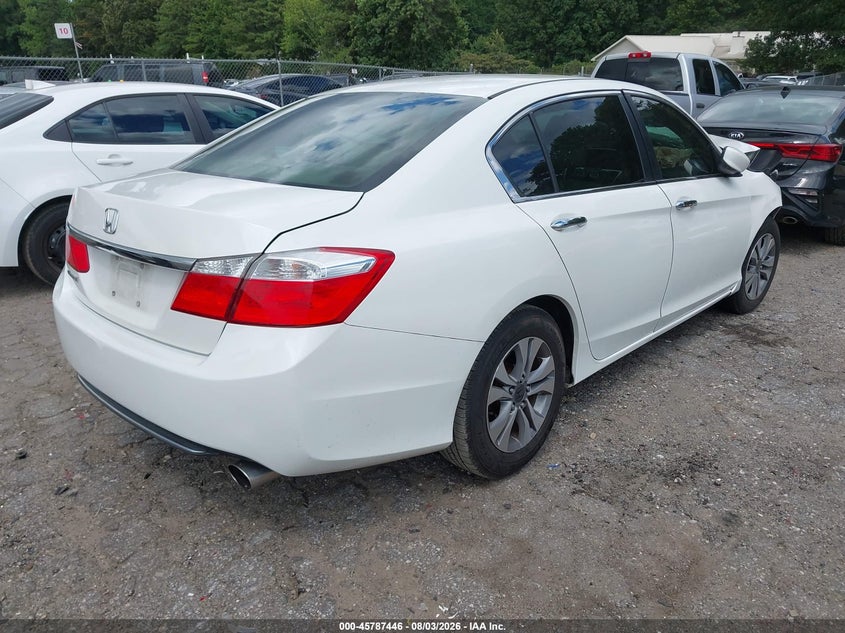 Vin: 1hgcr2f38ea095362, lot: 46286269, honda accord lx 20144