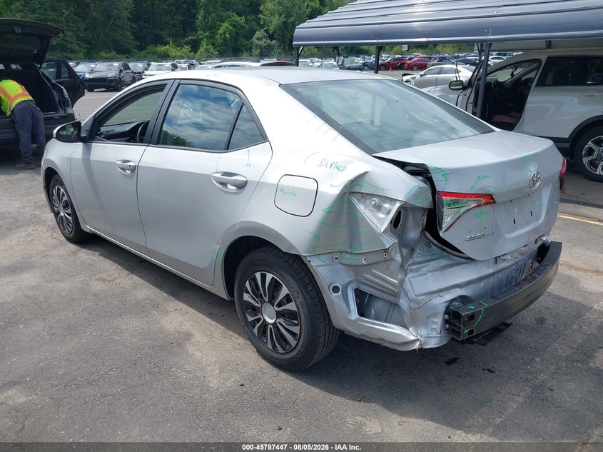 Vin: 2t1burhe7gc700471, lot: 46286271, toyota corolla le 20163