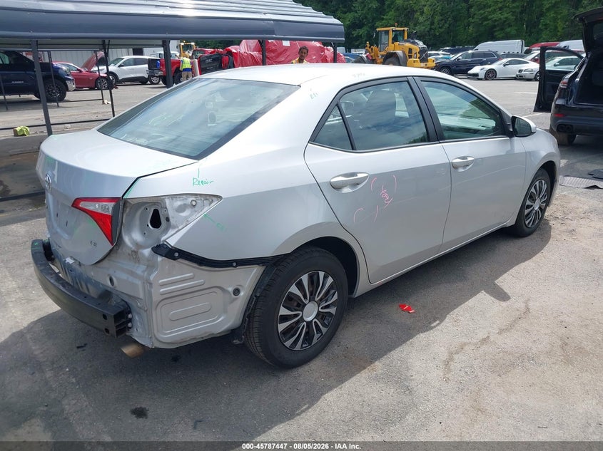 Vin: 2t1burhe7gc700471, lot: 46286271, toyota corolla le 20164