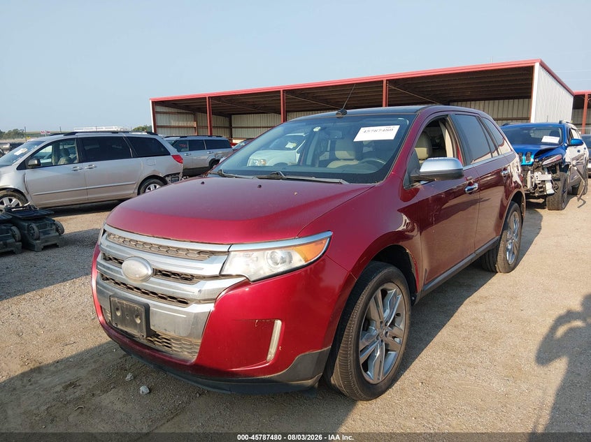 Vin: 2fmdk3kc3dbb68963, lot: 46286304, ford edge limited 20132