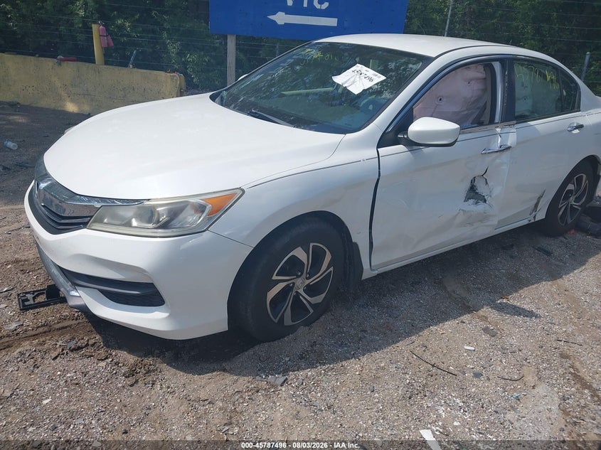 Vin: 1hgcr2f37ga026598, lot: 46286320, honda accord lx 20162
