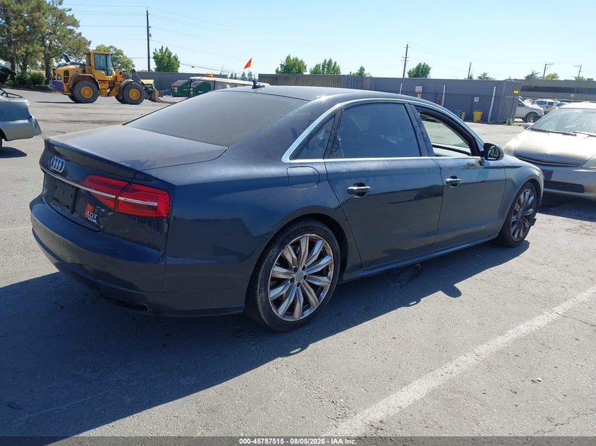 Vin: wau43afd1hn002859, lot: 46286339, audi a8 l sport 20174