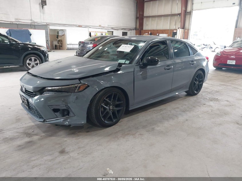 Vin: 2hgfe2f51nh585749, lot: 46286357, honda civic sport 20222