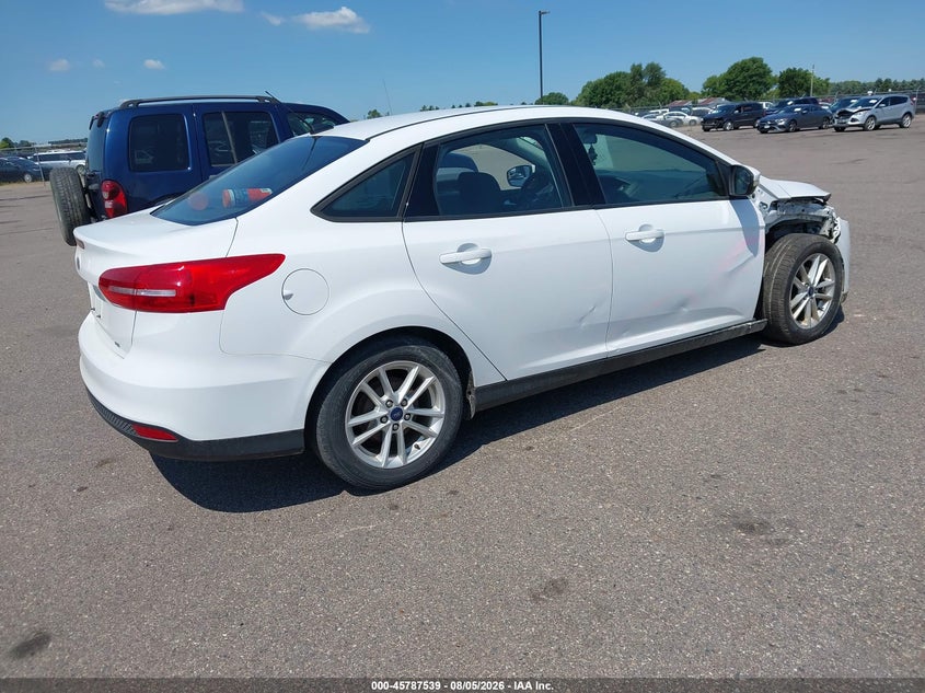 Vin: 1fadp3f21gl303052, lot: 46286363, ford focus se 20164