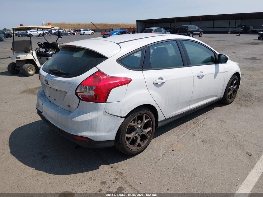 Vin: 1fadp3k27dl273251, lot: 46286376, ford focus se 20134