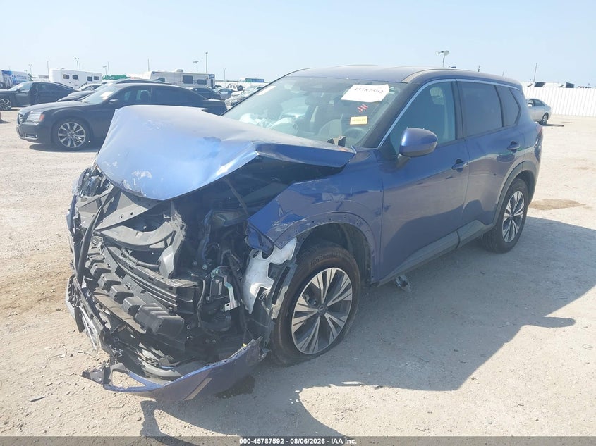 Vin: 5n1bt3ba7pc810818, lot: 46286416, nissan rogue sv fwd 20232