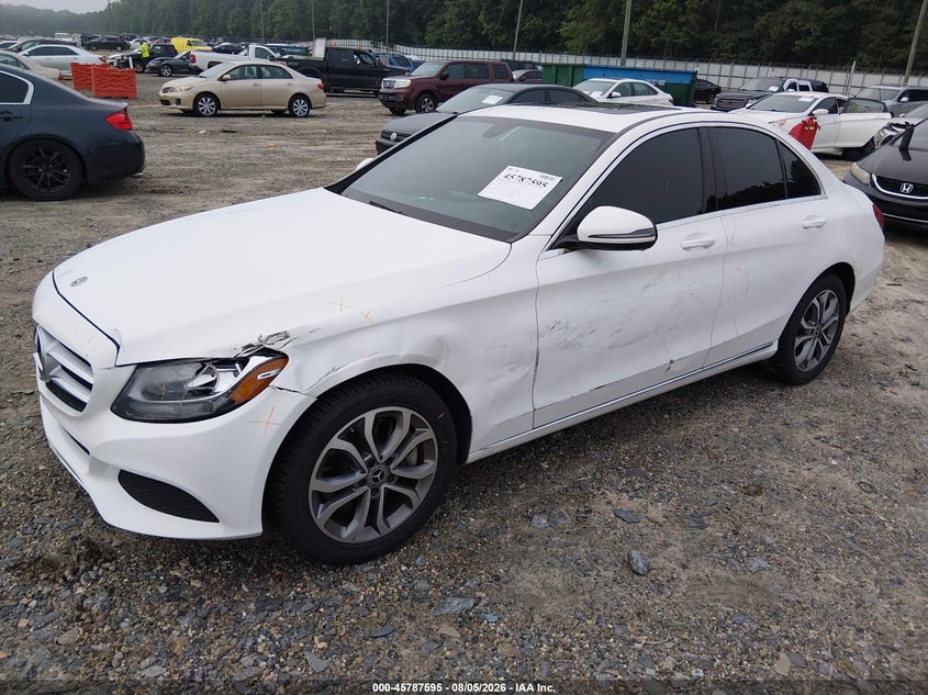 Vin: 55swf4kb0ju248491, lot: 46286419, mercedes-benz c 300 4matic 20182