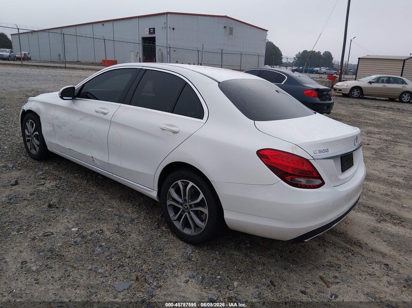 Vin: 55swf4kb0ju248491, lot: 46286419, mercedes-benz c 300 4matic 20183
