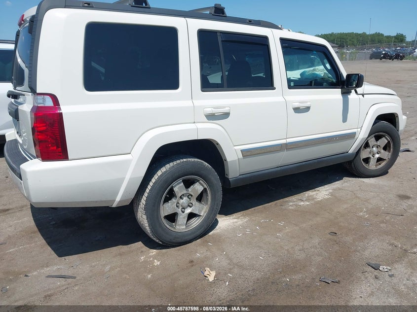 Vin: 1j4rg4gk3ac137235, lot: 46286422, jeep commander sport 20104