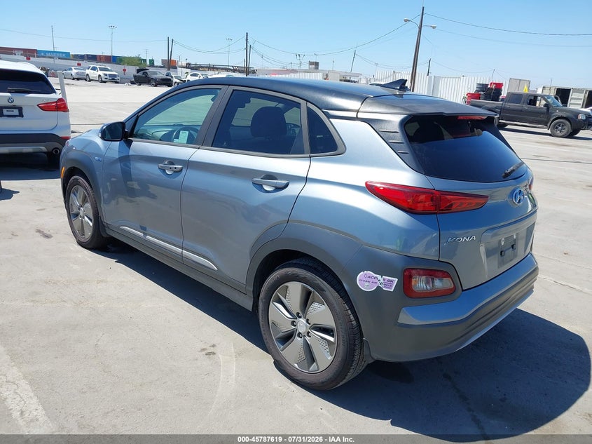 Vin: km8k23ag7ku030748, lot: 46286443, hyundai kona ev sel 20193