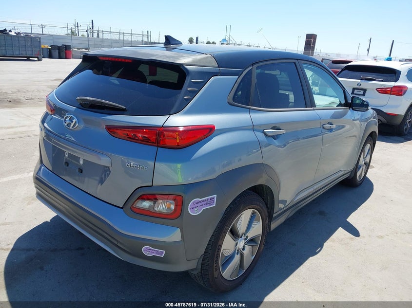 Vin: km8k23ag7ku030748, lot: 46286443, hyundai kona ev sel 20194