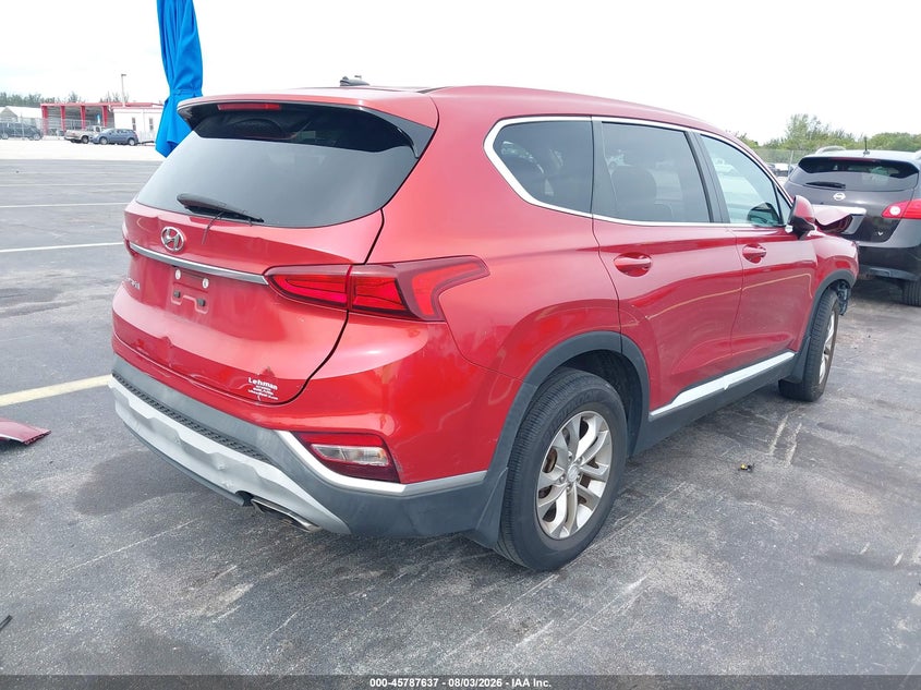 Vin: 5nms23ad9lh163059, lot: 46286461, hyundai santa fe se 20204