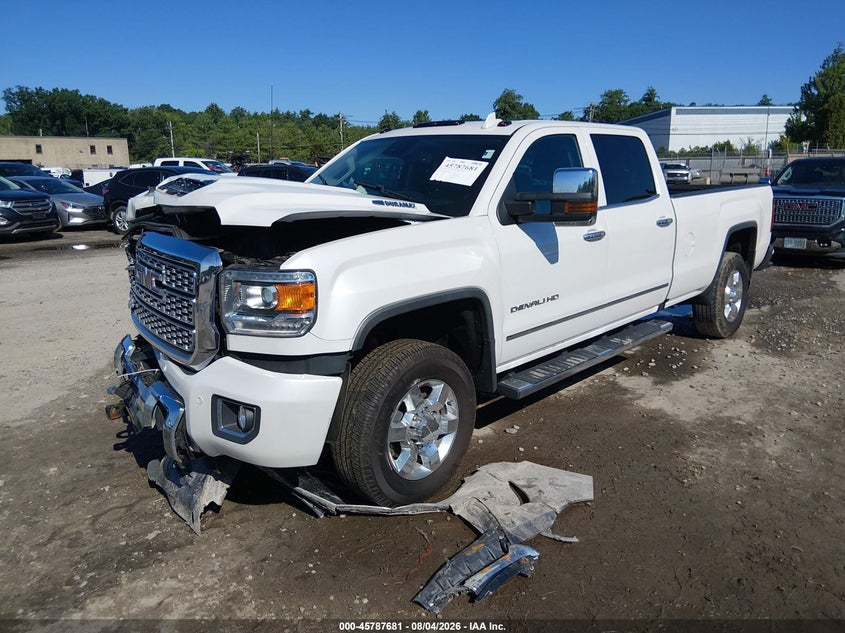 2018 GMC Sierra, Удар спереди, IAAI, VIN 1GT42YEY2JF240917 — фото 2